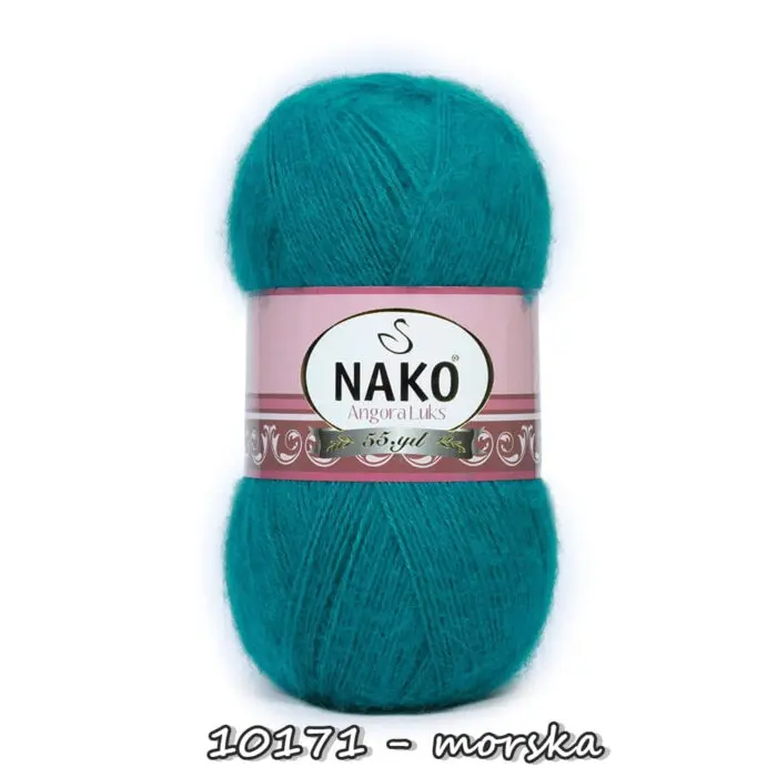 Włóczka Nako ANGORA LUKS 100g/550m akryl + wełna + moher