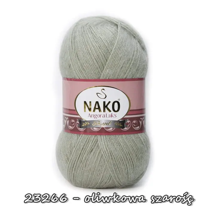 Włóczka Nako ANGORA LUKS 100g/550m akryl + wełna + moher