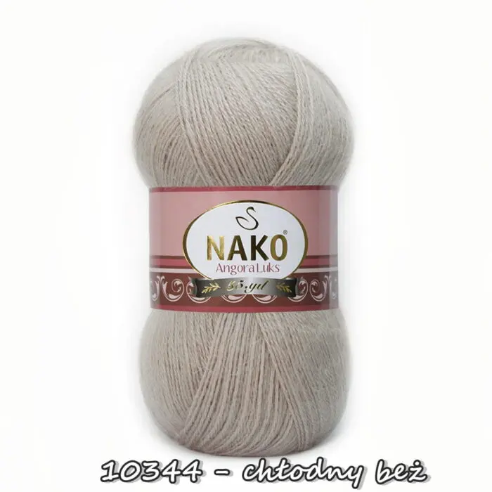 Włóczka Nako ANGORA LUKS 100g/550m akryl + wełna + moher