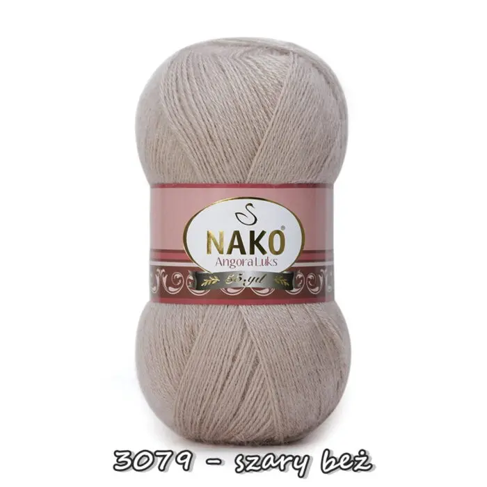 Włóczka Nako ANGORA LUKS 100g/550m akryl + wełna + moher