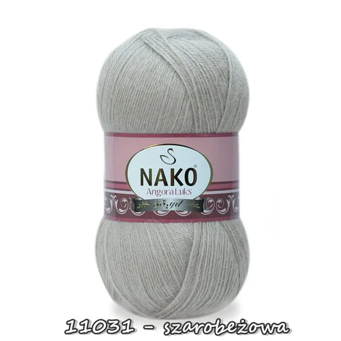 Włóczka Nako ANGORA LUKS 100g/550m akryl + wełna + moher