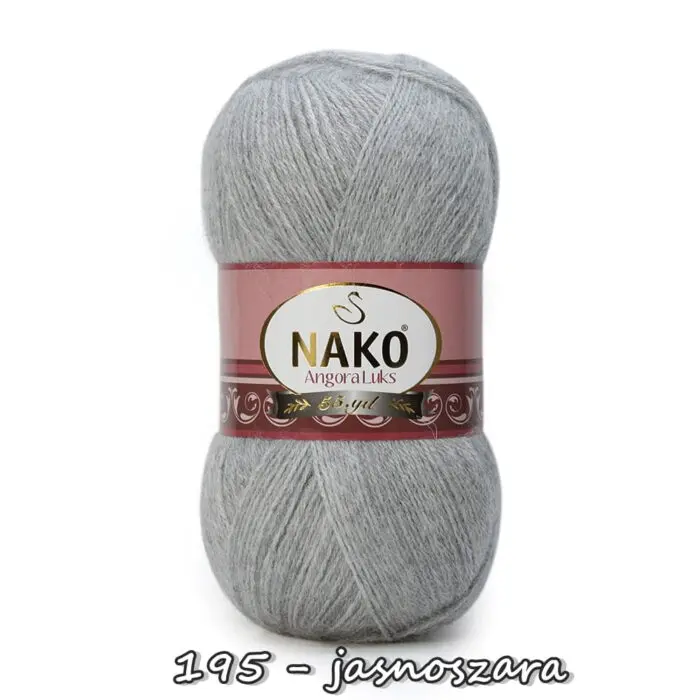 Włóczka Nako ANGORA LUKS 100g/550m akryl + wełna + moher