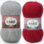 Włóczka Nako ANGORA LUKS 100g/550m akryl + wełna + moher