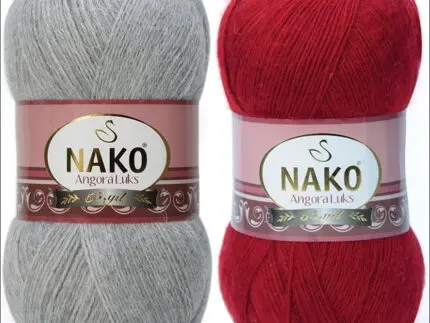Włóczka Nako ANGORA LUKS 100g/550m akryl + wełna + moher