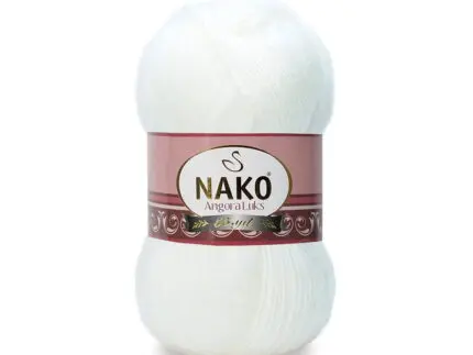 Włóczka Nako ANGORA LUKS 100g/550m akryl + wełna + moher