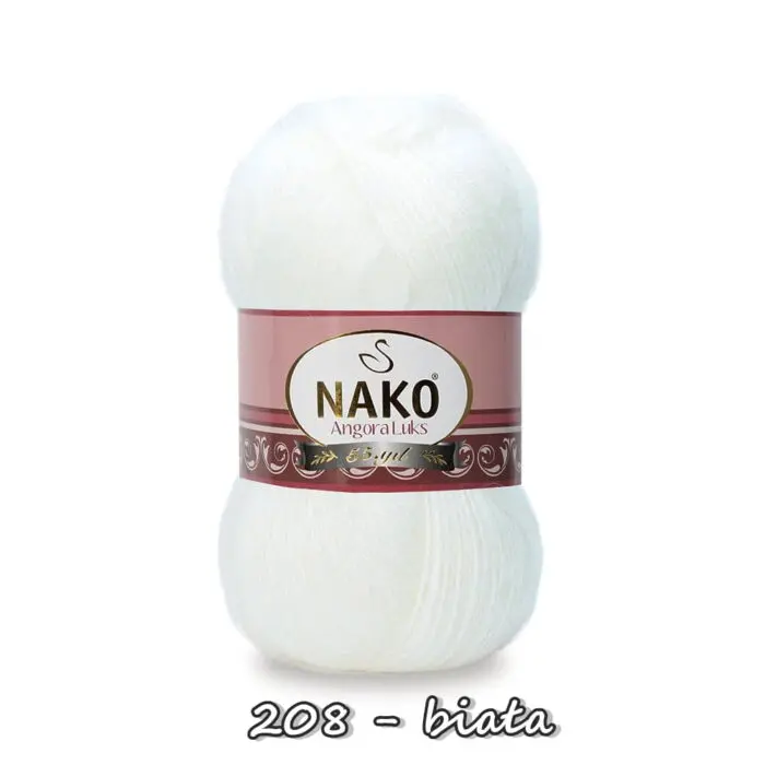 Włóczka Nako ANGORA LUKS 100g/550m akryl + wełna + moher