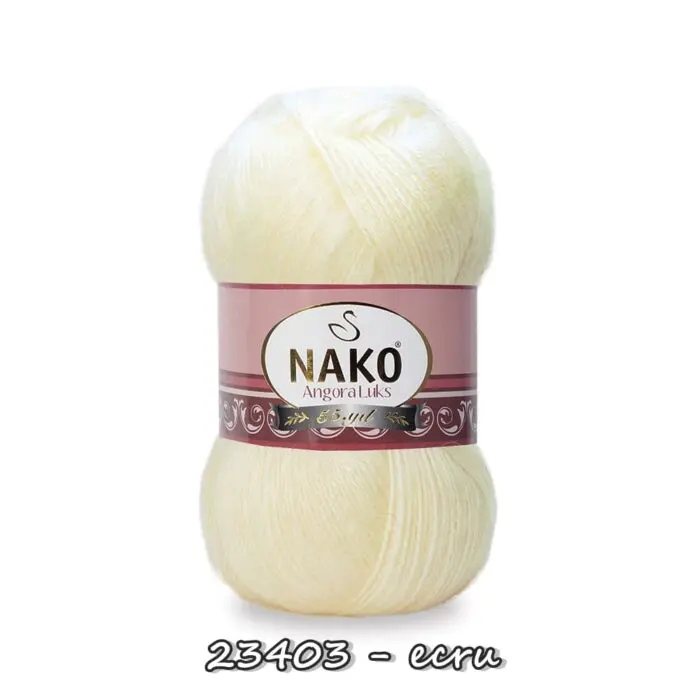 Włóczka Nako ANGORA LUKS 100g/550m akryl + wełna + moher