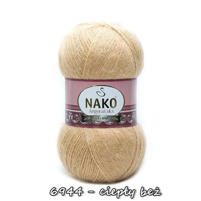 Włóczka Nako ANGORA LUKS 100g/550m akryl + wełna + moher