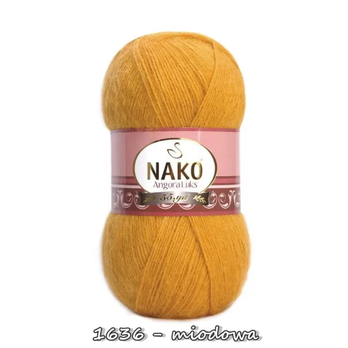 Włóczka Nako ANGORA LUKS 100g/550m akryl + wełna + moher