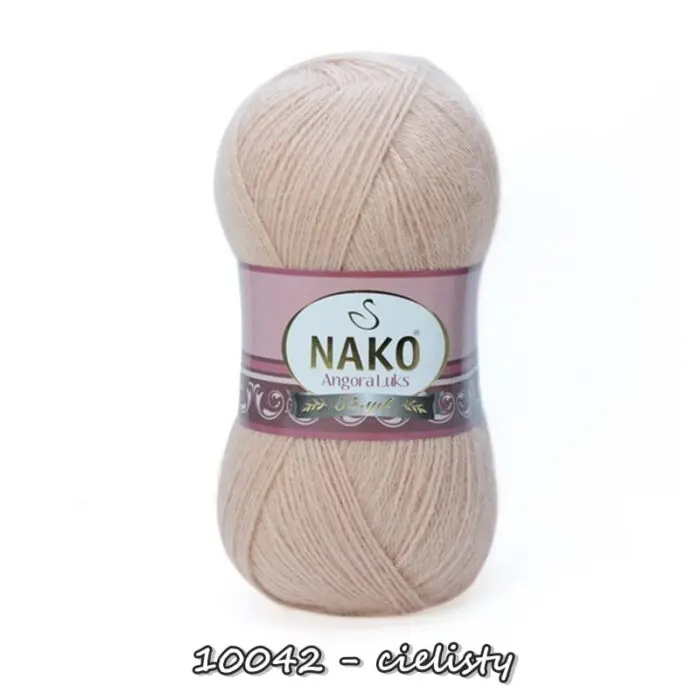 Włóczka Nako ANGORA LUKS 100g/550m akryl + wełna + moher
