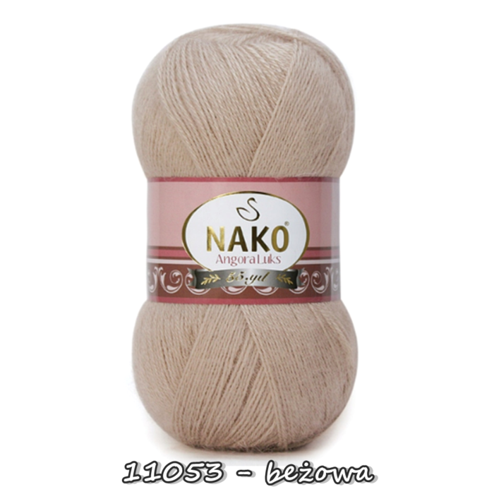 Włóczka Nako ANGORA LUKS 100g/550m akryl + wełna + moher