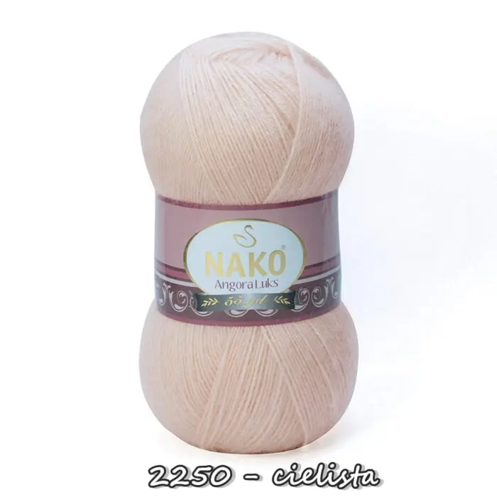Włóczka Nako ANGORA LUKS 100g/550m akryl + wełna + moher