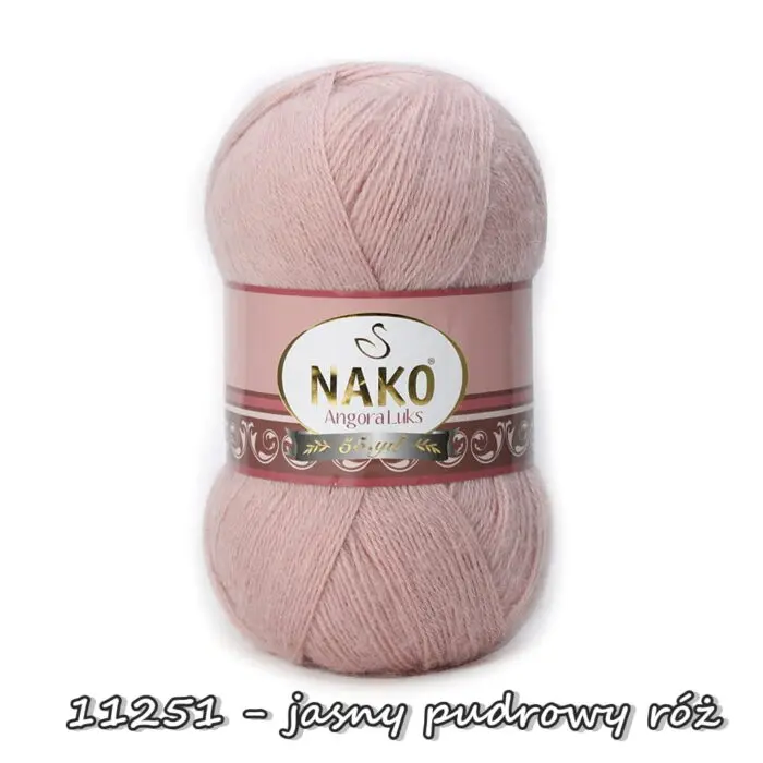 Włóczka Nako ANGORA LUKS 100g/550m akryl + wełna + moher