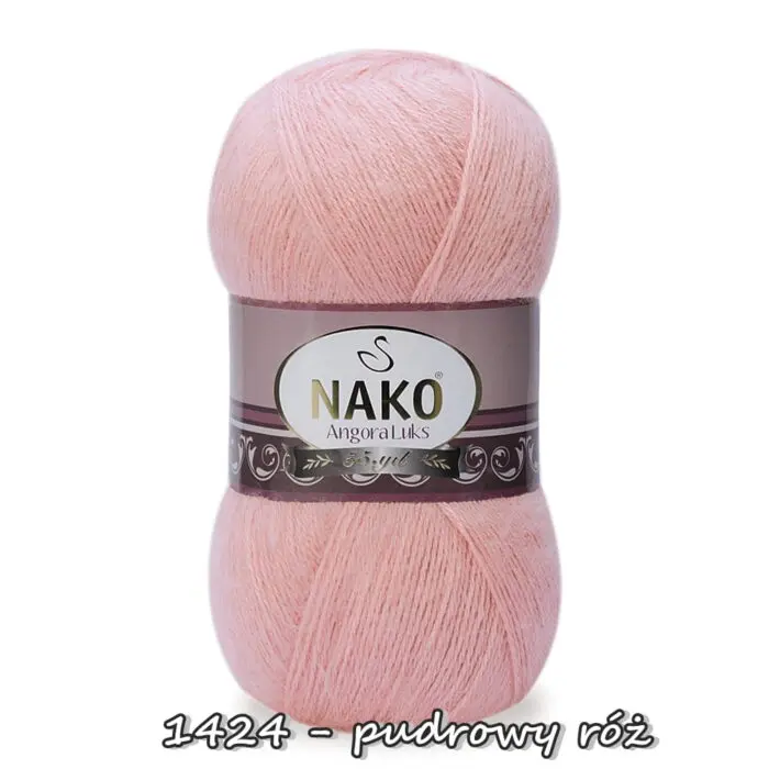 Włóczka Nako ANGORA LUKS 100g/550m akryl + wełna + moher