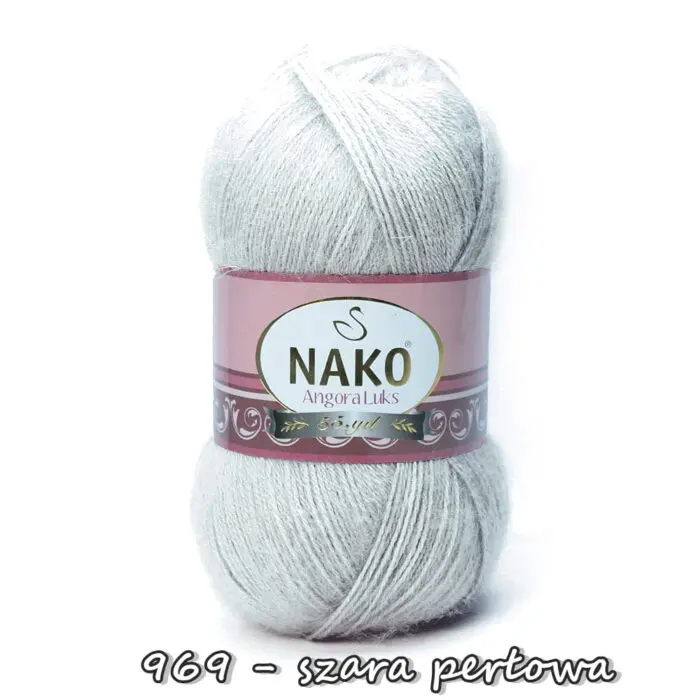 Włóczka Nako ANGORA LUKS 100g/550m akryl + wełna + moher