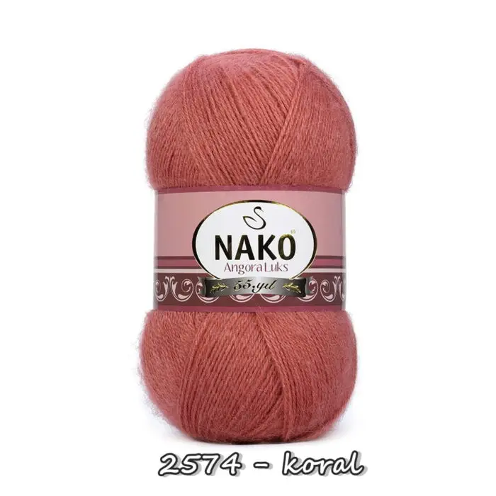 Włóczka Nako ANGORA LUKS 100g/550m akryl + wełna + moher