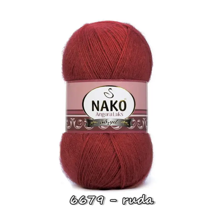 Włóczka Nako ANGORA LUKS 100g/550m akryl + wełna + moher