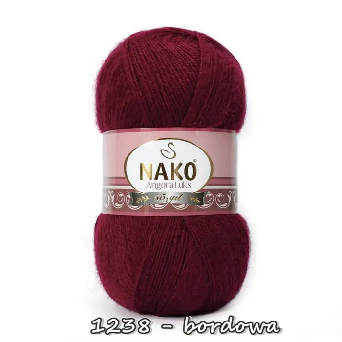 Włóczka Nako ANGORA LUKS 100g/550m akryl + wełna + moher