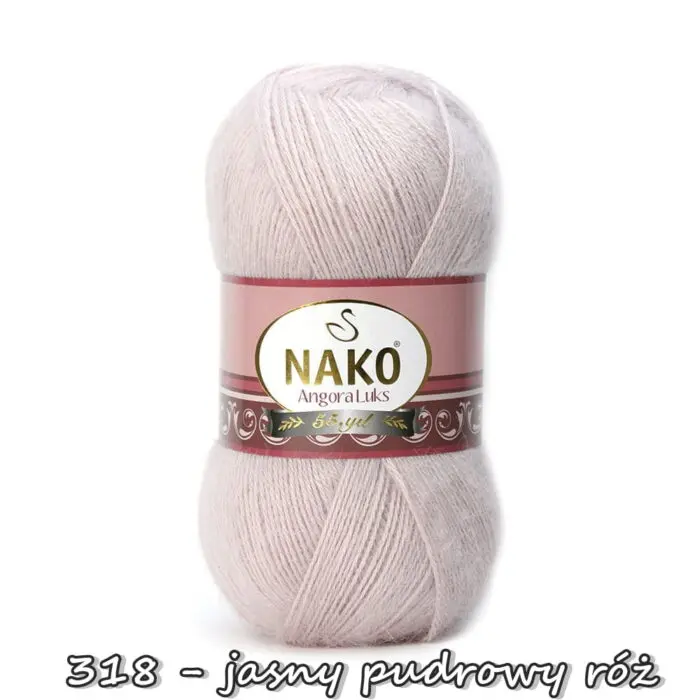 Włóczka Nako ANGORA LUKS 100g/550m akryl + wełna + moher