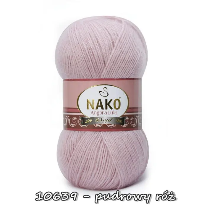 Włóczka Nako ANGORA LUKS 100g/550m akryl + wełna + moher