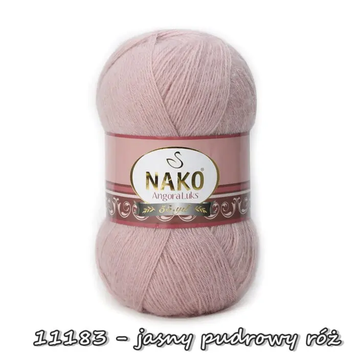 Włóczka Nako ANGORA LUKS 100g/550m akryl + wełna + moher