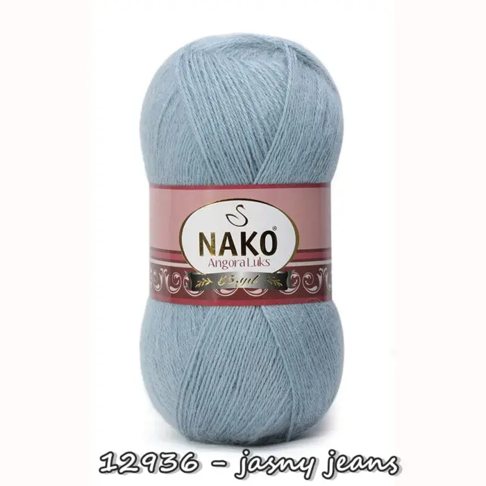 Włóczka Nako ANGORA LUKS 100g/550m akryl + wełna + moher