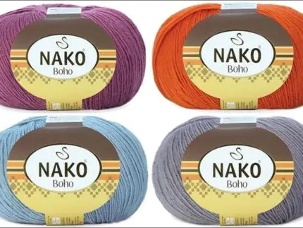 Włóczka Nako Boho 100g/400m wełna+poliamid