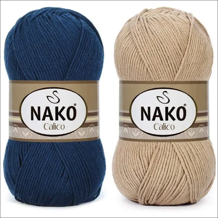Włóczka Nako CALICO 100g/245m bawełna+akryl