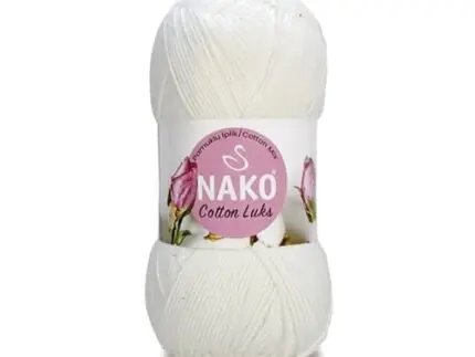 Włóczka Nako COTTON LUKS 100g/330m miękka bawełna + akryl