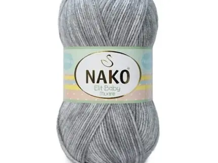 Włóczka Nako ELIT BABY MUARE 100g/250m Anti-Pilling