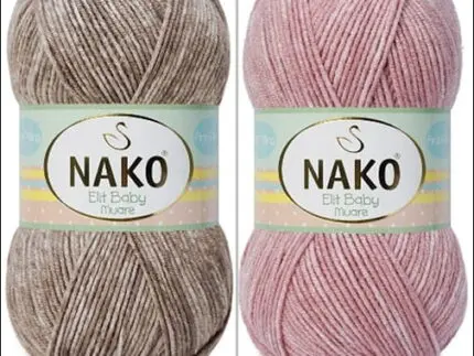 Włóczka Nako ELIT BABY MUARE 100g/250m Anti-Pilling