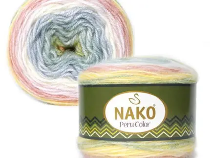 Włóczka Nako Peru Color 100g/310m alpaka+wełna+akryl
