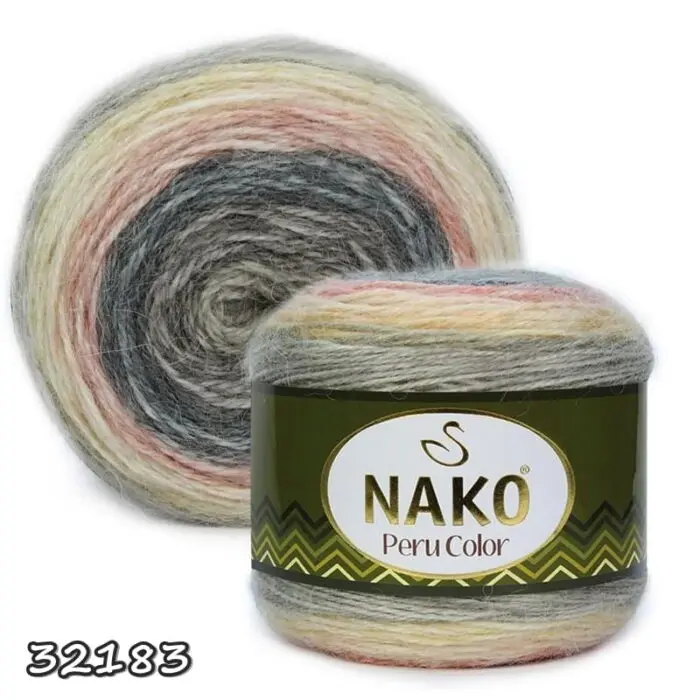 Włóczka Nako Peru Color 100g/310m alpaka+wełna+akryl