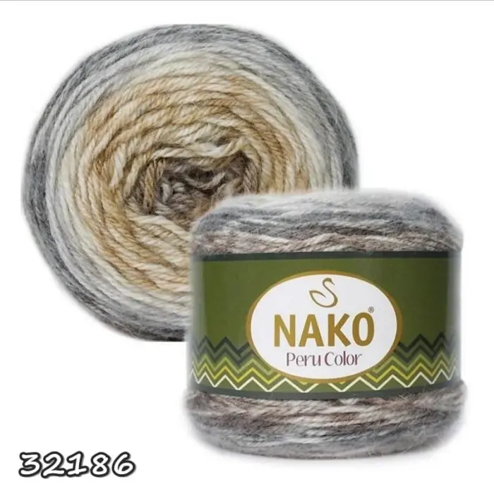 Włóczka Nako Peru Color 100g/310m alpaka+wełna+akryl