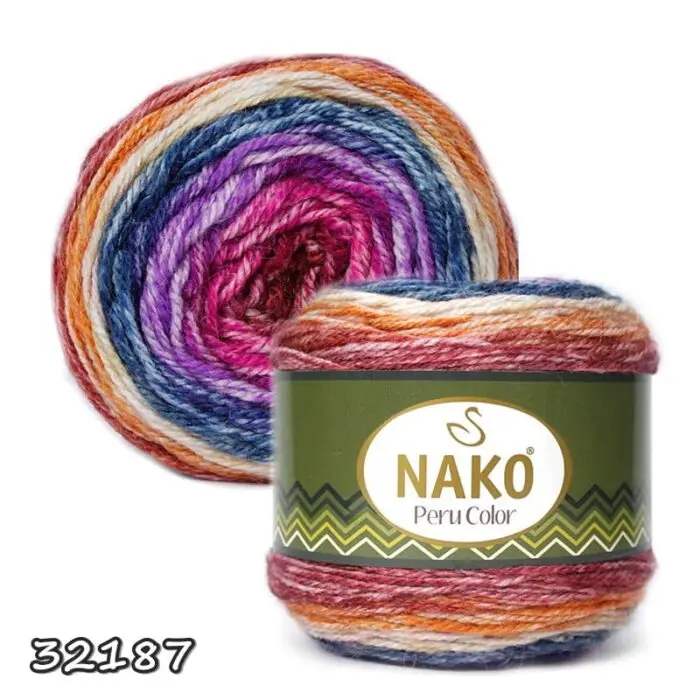 Włóczka Nako Peru Color 100g/310m alpaka+wełna+akryl
