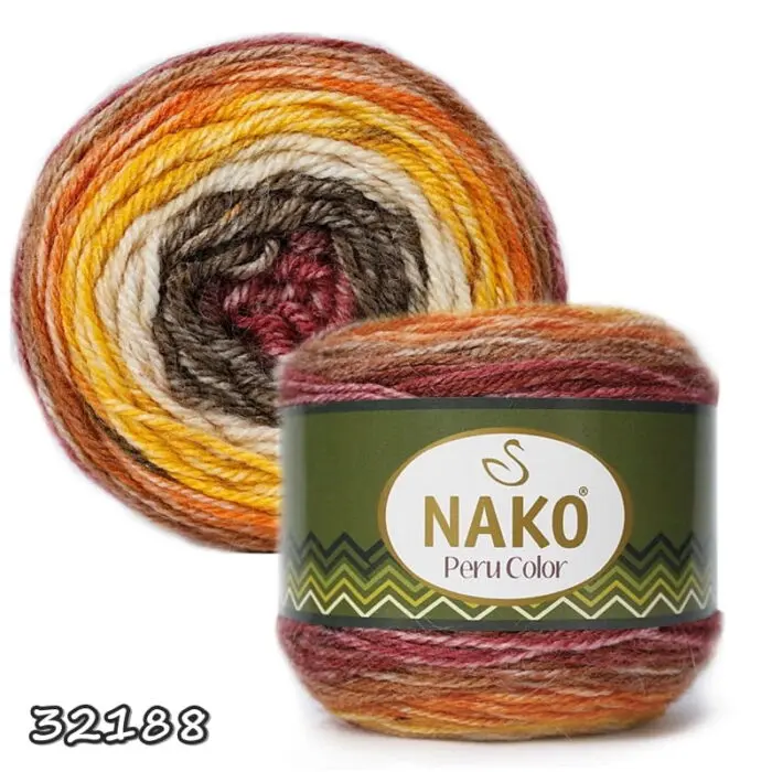 Włóczka Nako Peru Color 100g/310m alpaka+wełna+akryl