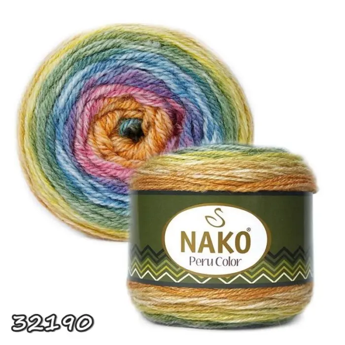 Włóczka Nako Peru Color 100g/310m alpaka+wełna+akryl