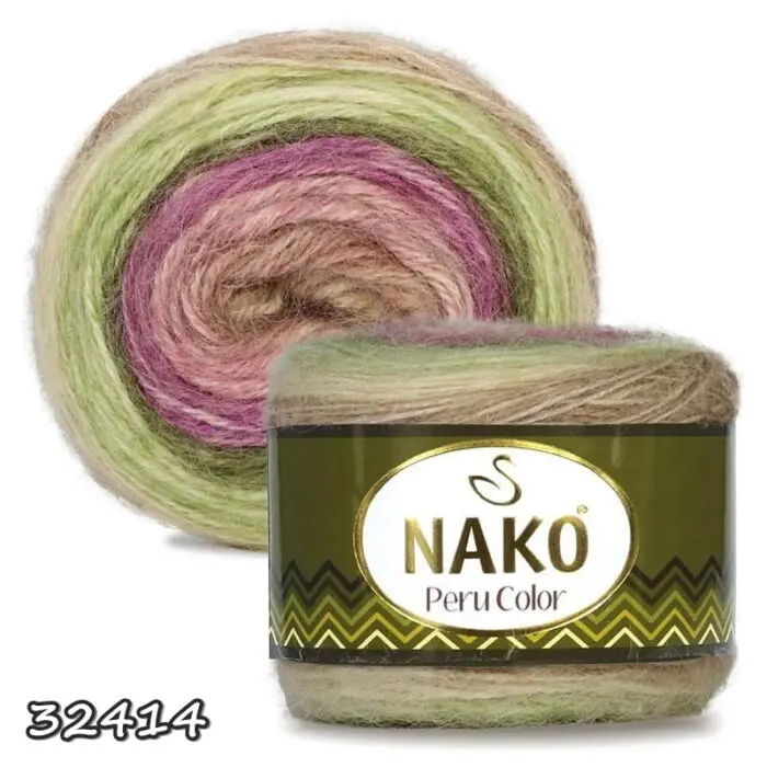 Włóczka Nako Peru Color 100g/310m alpaka+wełna+akryl