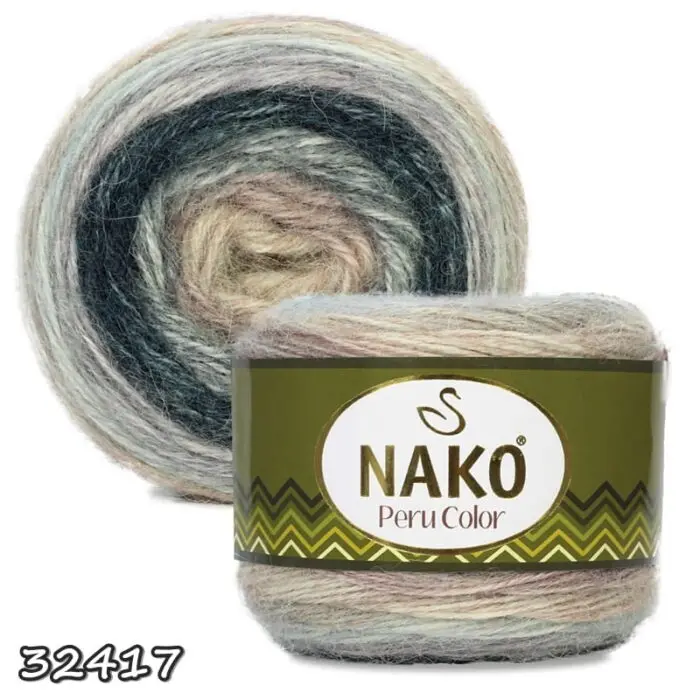 Włóczka Nako Peru Color 100g/310m alpaka+wełna+akryl