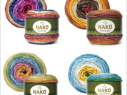 Włóczka Nako Peru Color 100g/310m alpaka+wełna+akryl