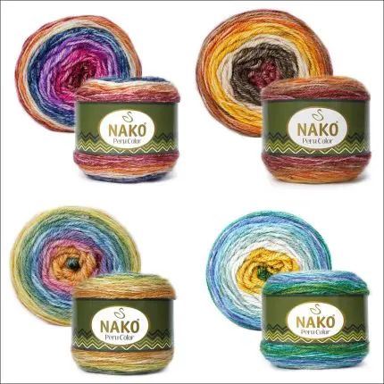 Włóczka Nako Peru Color 100g/310m alpaka+wełna+akryl