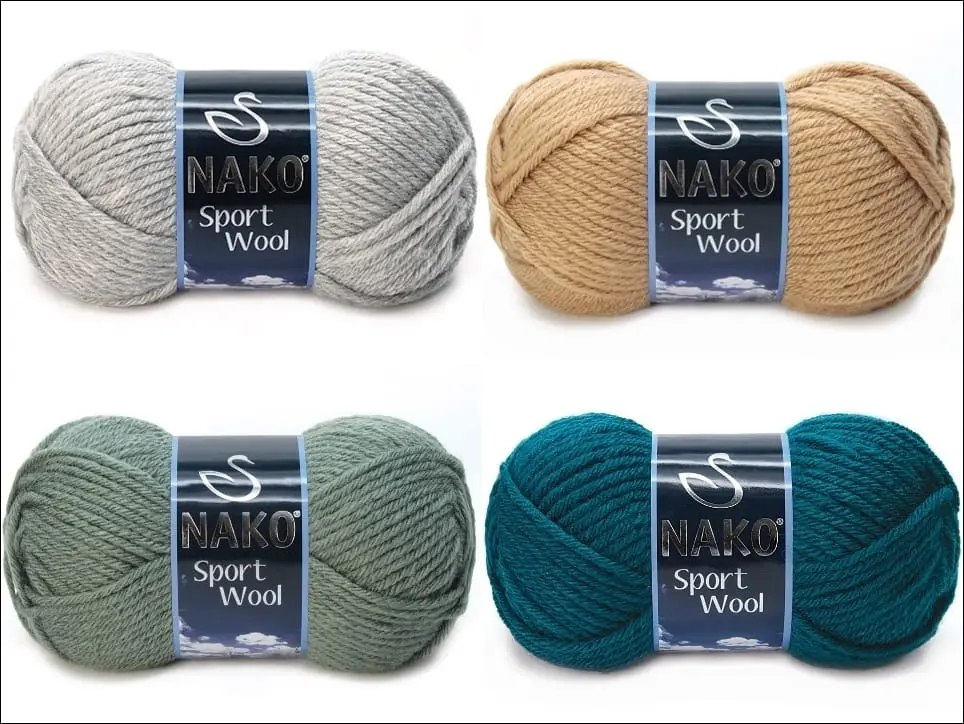 wloczka-nako-sport-wool-100g-120m-akryl-welna Włóczka Nako SPORT WOOL 100g/120m akryl + wełna
