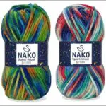 Włóczka Nako SPORT WOOL SENLIK 100g/120m akryl + wełna