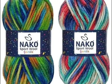 Włóczka Nako SPORT WOOL SENLIK 100g/120m akryl + wełna