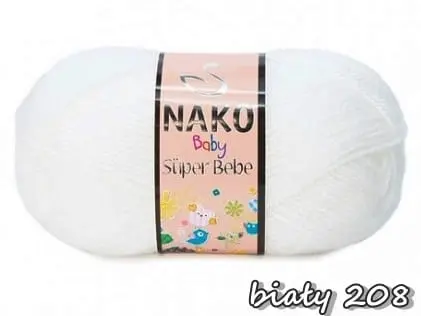 Włóczka Nako SUPER BEBE 50g/180m - akryl