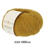 Włóczka Rowan Alpaca Classic 25g/120m aplaka bawełna