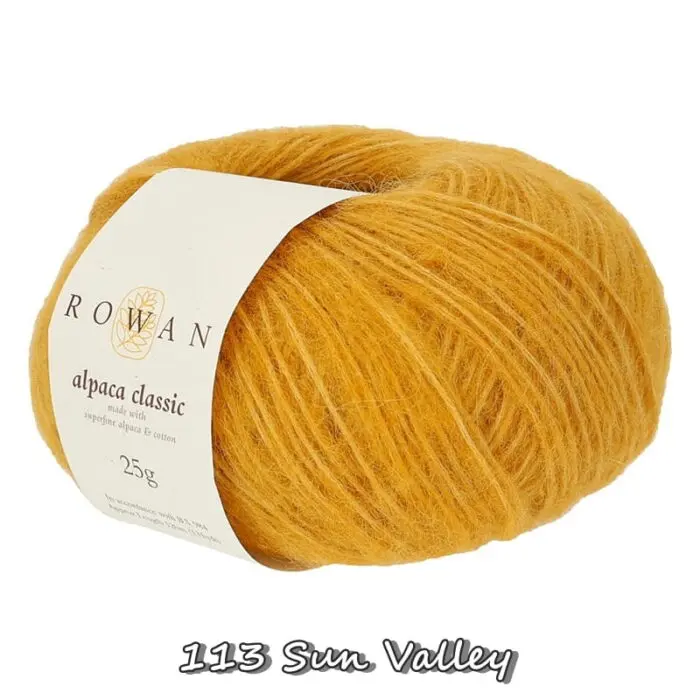Włóczka Rowan Alpaca Classic 25g/120m aplaka bawełna
