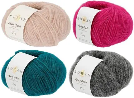 Włóczka Rowan Alpaca Classic 25g/120m aplaka bawełna