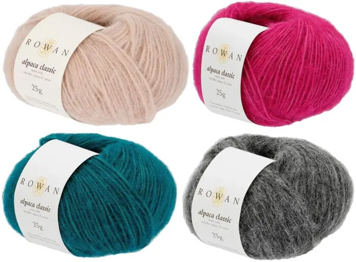 Włóczka Rowan Alpaca Classic 25g/120m aplaka bawełna
