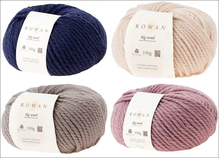 Włóczka Rowan BIG WOOL 100g/80m 100% wełna merino